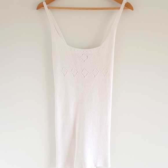 Maurie and Eve Jamie Dress. White knit dress - Picture 2 of 4